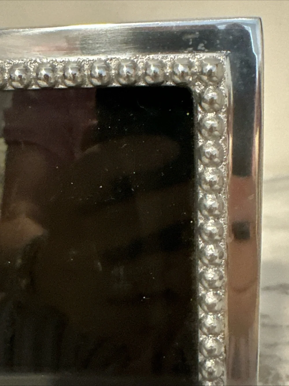 Mariposa “To Have and To Hold “ Silver Beaded Photo Frame 4x6”